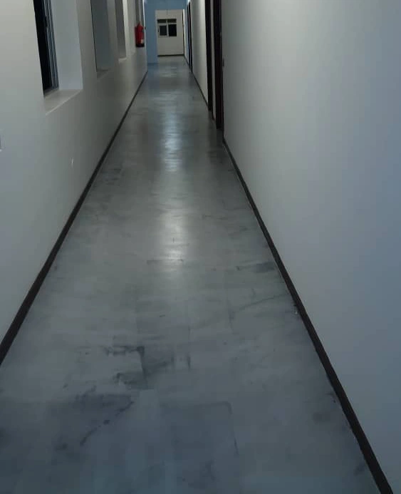 Microtopping bathroom and wet room — Bugolobi apartment Uganda