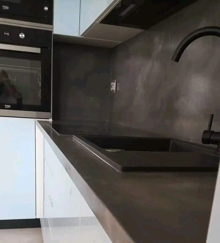 Waterproof microtopping kitchen floor Uganda