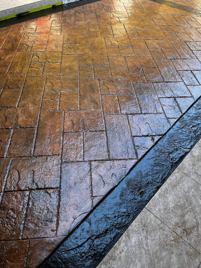 Polished concrete floor installed by FloorCraft Uganda in a Kampala home