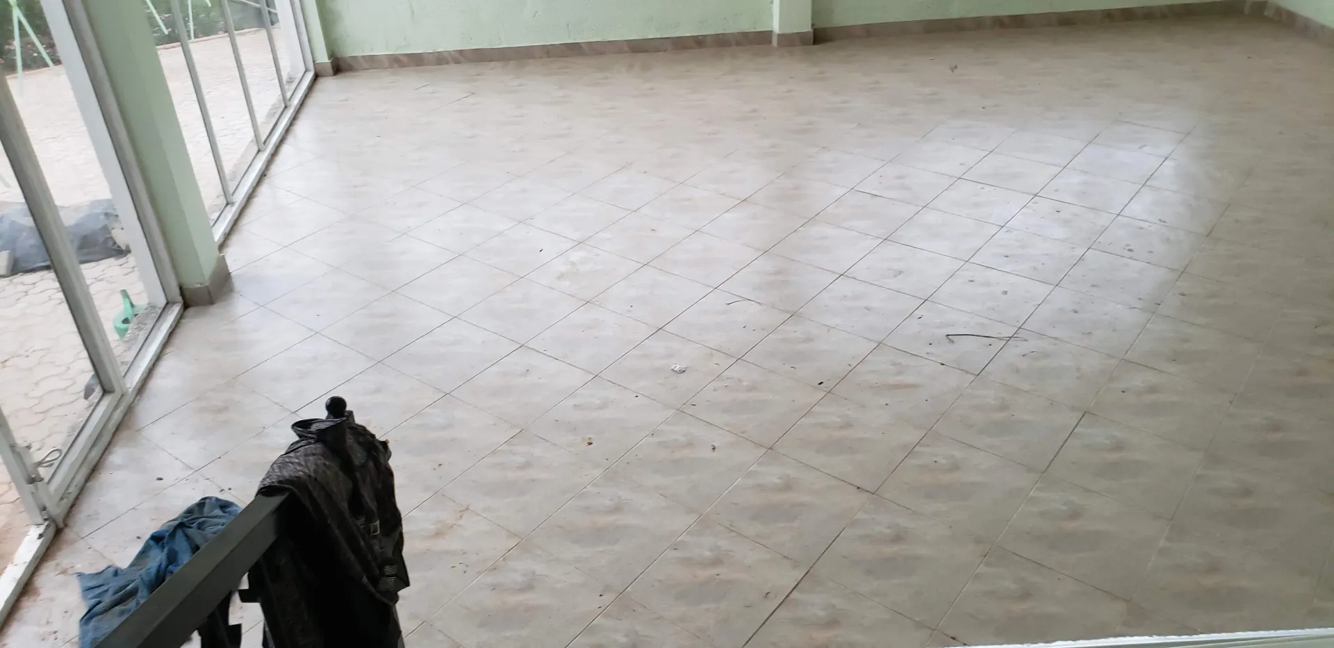 Commercial office tile floor in Uganda
