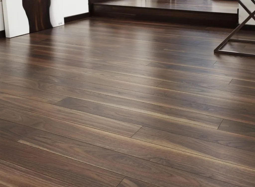 Walnut hardwood flooring — FloorCraft Uganda